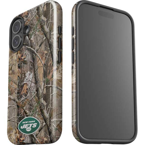 NFL New York Jets Realtree AP Camo iPhone 16 Plus Impact Case
